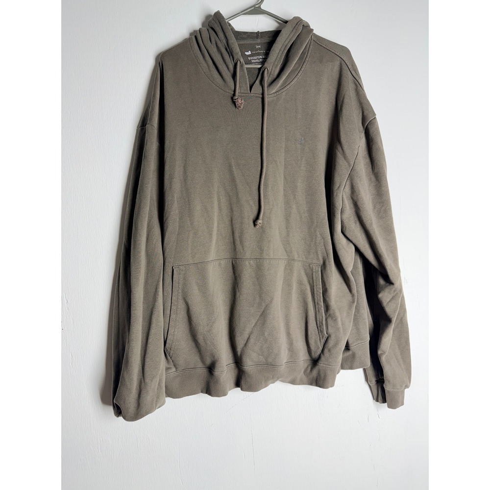 Southern Marsh Mens Hoodie Sweatshirt Olive Green Pullover Logo Size XL